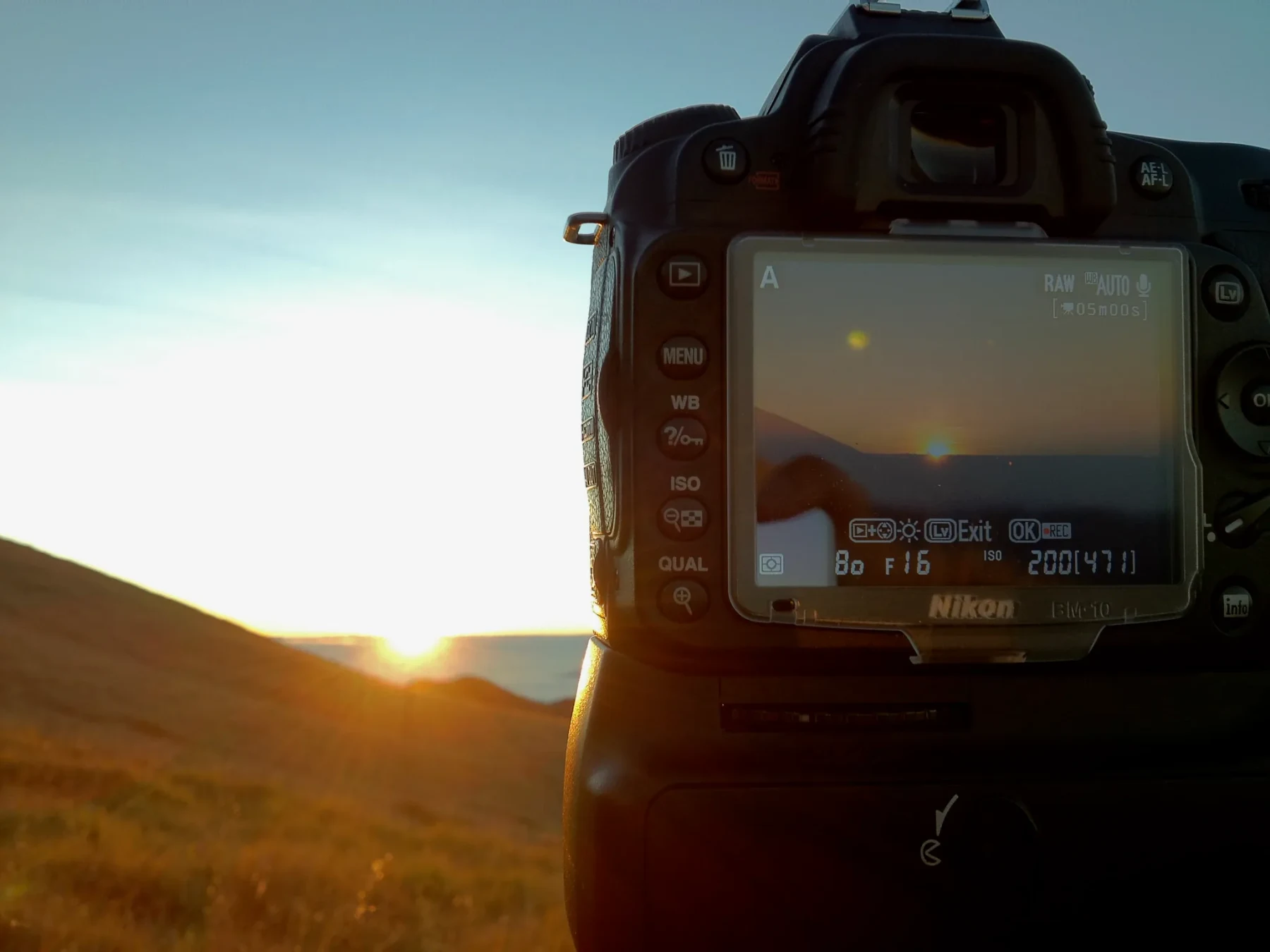 My Nikon D90 in the mountains during one of the trips that photography encouraged me to take.